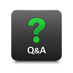 Q&A Vector Web Button