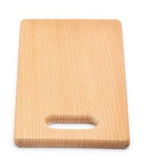 chopping board isolated on white