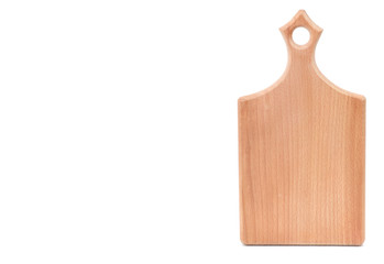 chopping board isolated on white