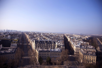 Obraz na płótnie Canvas Paris from Arc de Triumph