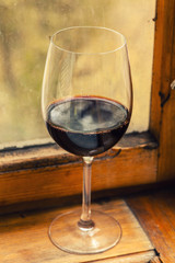 Autumn red wine