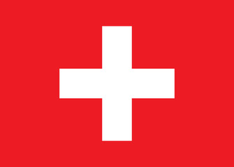 Switzerland vector flag