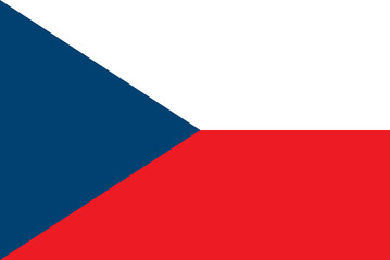 Czech vector flag