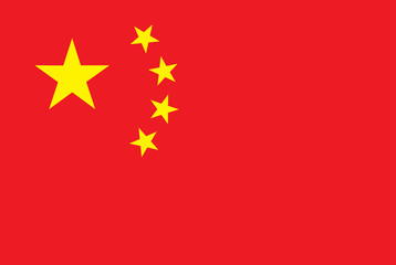 China vector flag