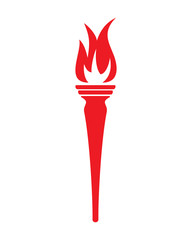 Torch vector icon