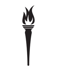 Torch vector icon