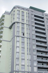  modern building on the street