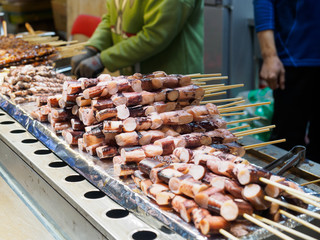  Asian cuisine - Octopus skewer