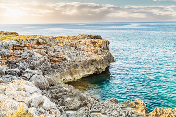 rocky coastal shore of Puglia