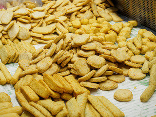 Korean odeng - Fishcake at a market
