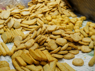 Korean odeng - Fishcake at a market