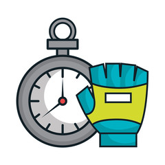 gym traininig hard isolated icons vector illustration design