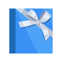 Gift Box Vector Icon in Flat Style Design  