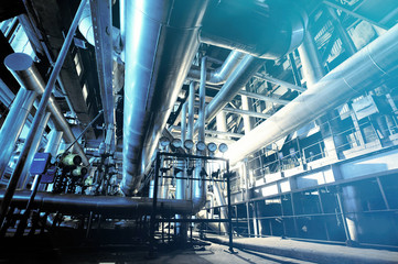 Industrial zone, Steel pipelines and equipment