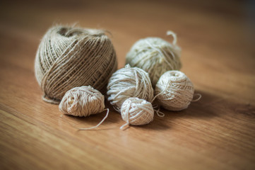 a set of thread for crochet