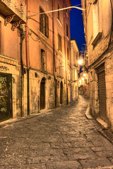 street in the historic center of Campobasso
