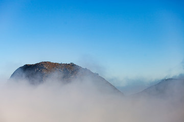 Landscape view of Chiang dao mountain area, Chiang mai, Thailand