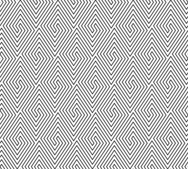 Vector seamless pattern. Modern stylish texture. Repeating geometric pattern with rhombus tiles.