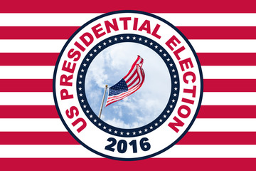 US election day poster