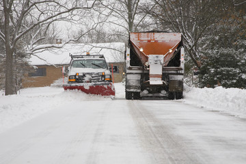 Two Snow Plows