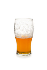Half Empty Beer Glass