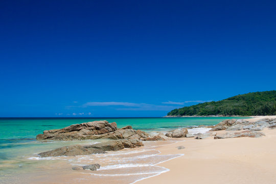Nai Thon beach. Phuket, Thailand.