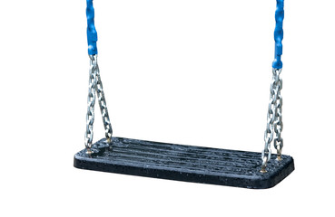 Children's swing after the rain