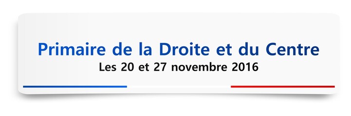 Primaire de la droite et du centre