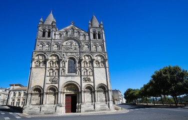 Fototapeta na wymiar Romanesque Cathedral of Angouleme, France.