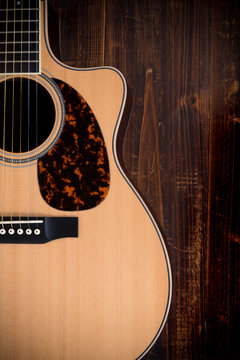 Traditional acoustic guitar