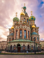 Fototapeta na wymiar Church of the Saviour on Spilled Blood,St. Petersburg,Russia