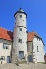 Fototapeta na wymiar Burg Brome: Treppenturm (16. Jh., Niedersachsen)