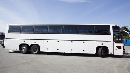 Parked Tour Bus