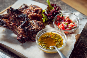 Ribs grilled
