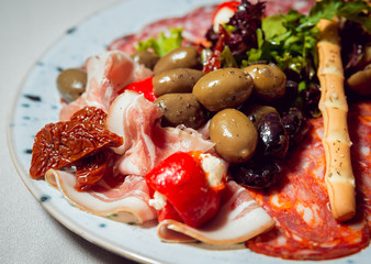 sliced meat