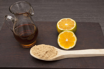 ginger with honey