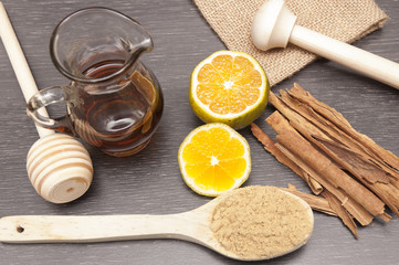 
ginger with cinnamon