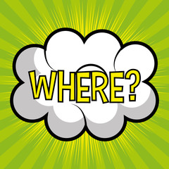 comic pop art expression vector illustration design