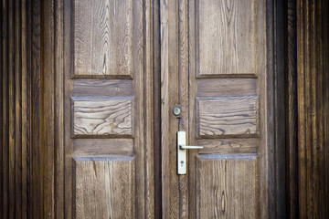 Old doors, handles, locks, lattices and windows