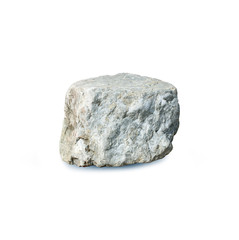 a stone on a white background