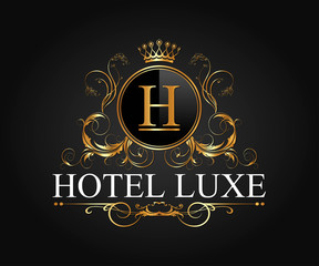 Luxury, Royal and Elegant Logo Vector Design