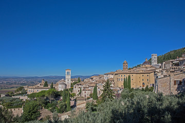 Naklejka premium Panorama Assisi