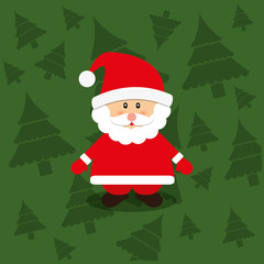 Merry christmas card icon vector illustration graphic design