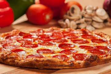 Pepperoni Pizza - Food Photography - 125749731
