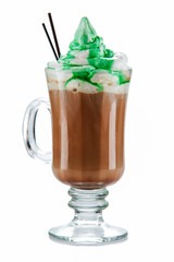 Mint Hot Chocolate - Beverage Photography - 125749783