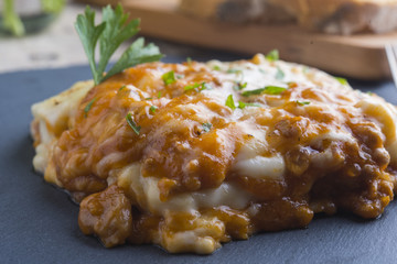Lasagna with beef