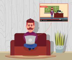 Learning Online Lesson Composition