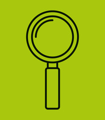 search magnifying glass isolated icon vector illustration design