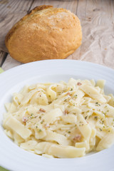 Tagliatelle of Carbonara