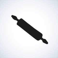 Rolling pin. Vector drawing
